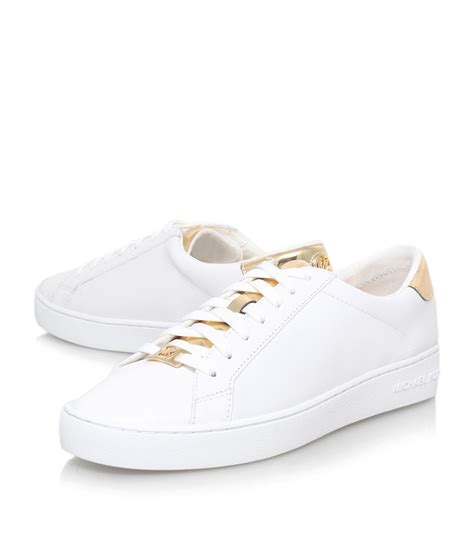 michael michael kors women's irving lace-up sneakers|Irving Leather Sneaker .